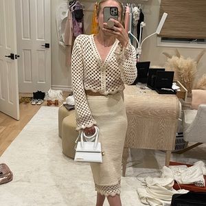 LPA Crochet Top/Skirt Set